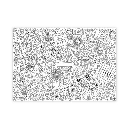 XL kleurkleed bruiloft