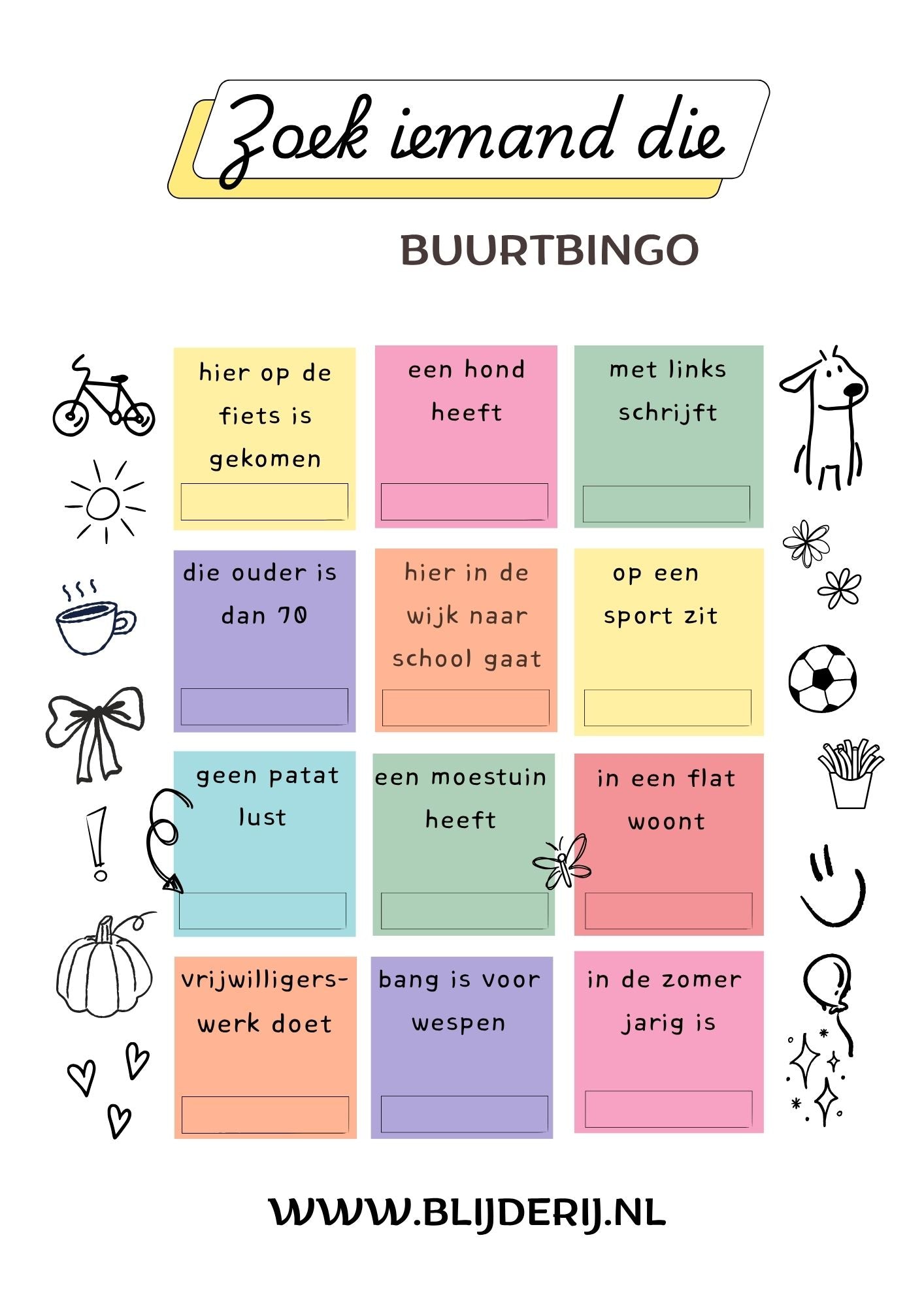 Buurtbingo