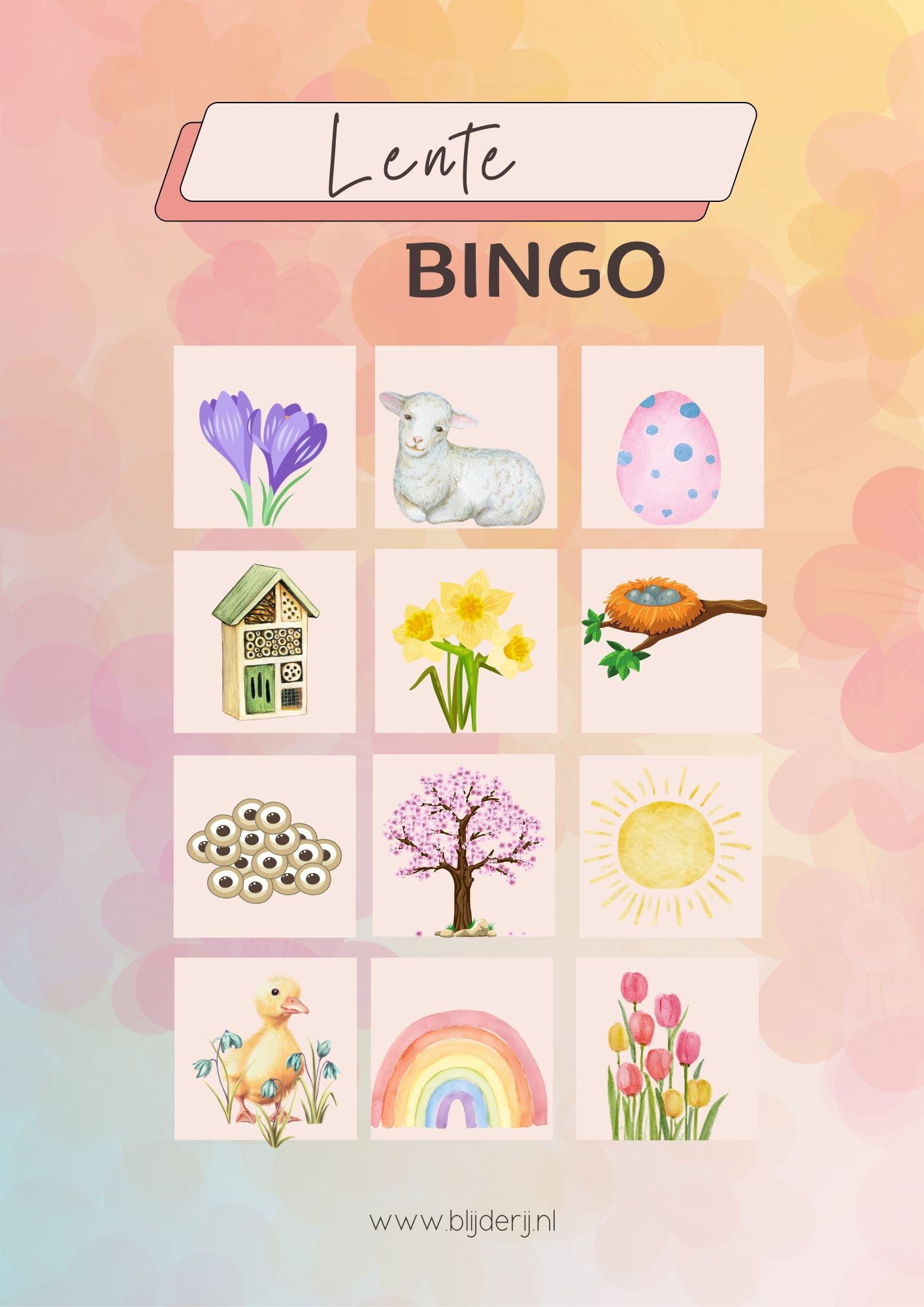 Lente bingo