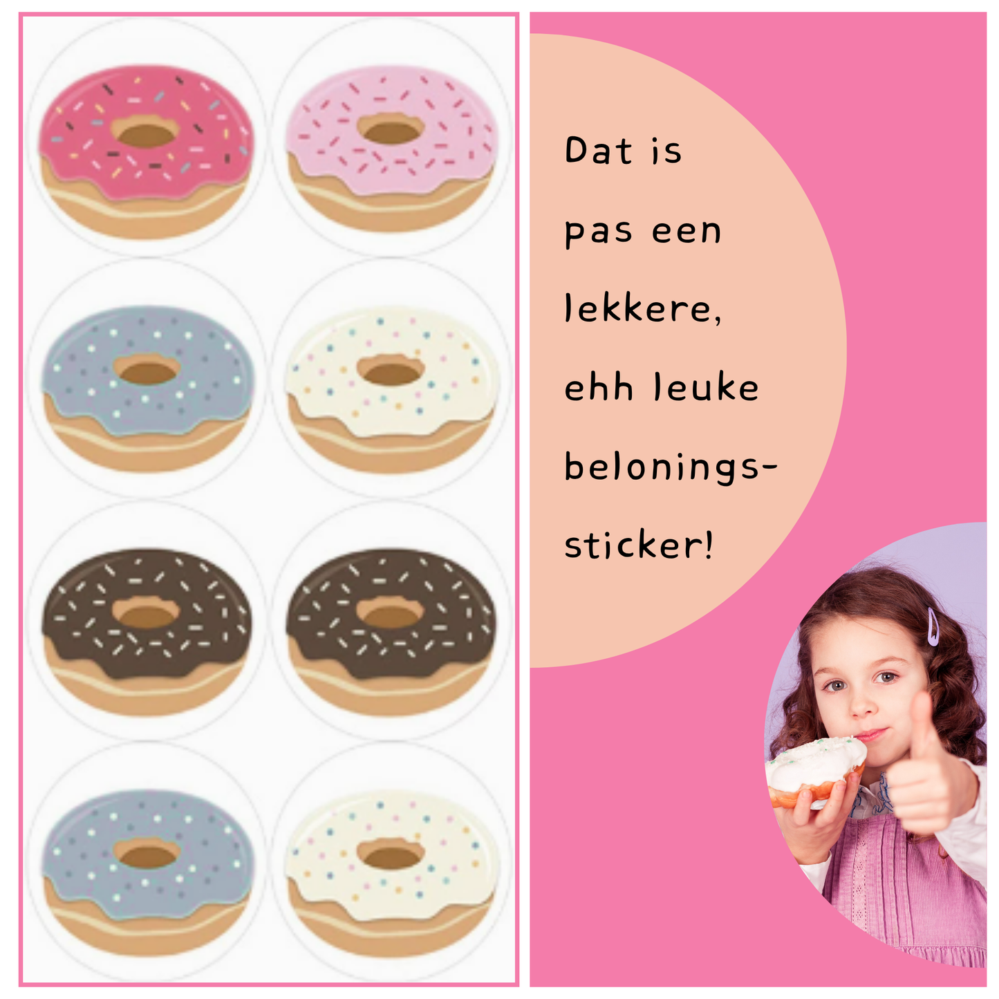 Beloningssticker donut