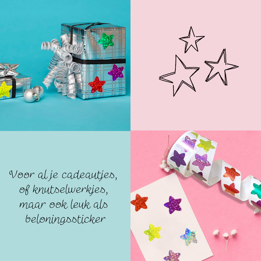 Beloningssticker kerst ster