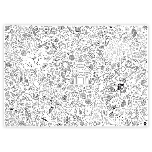 XL kleurkleed onderwaterwereld