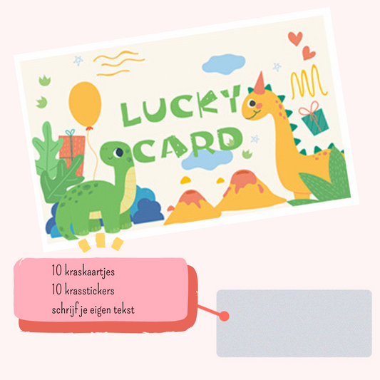 Kraskaartjes dino