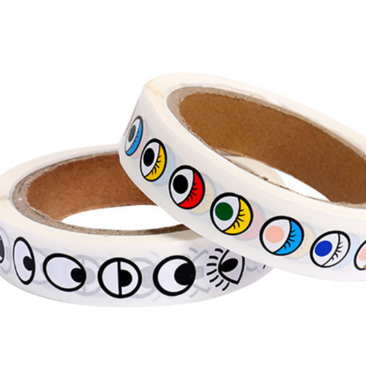 stickers ogen gekleurd of zwart-wit