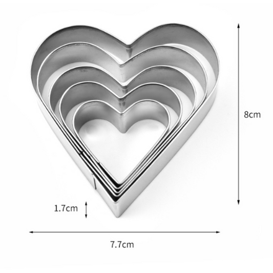 afmeting uitsteekvorm hartje