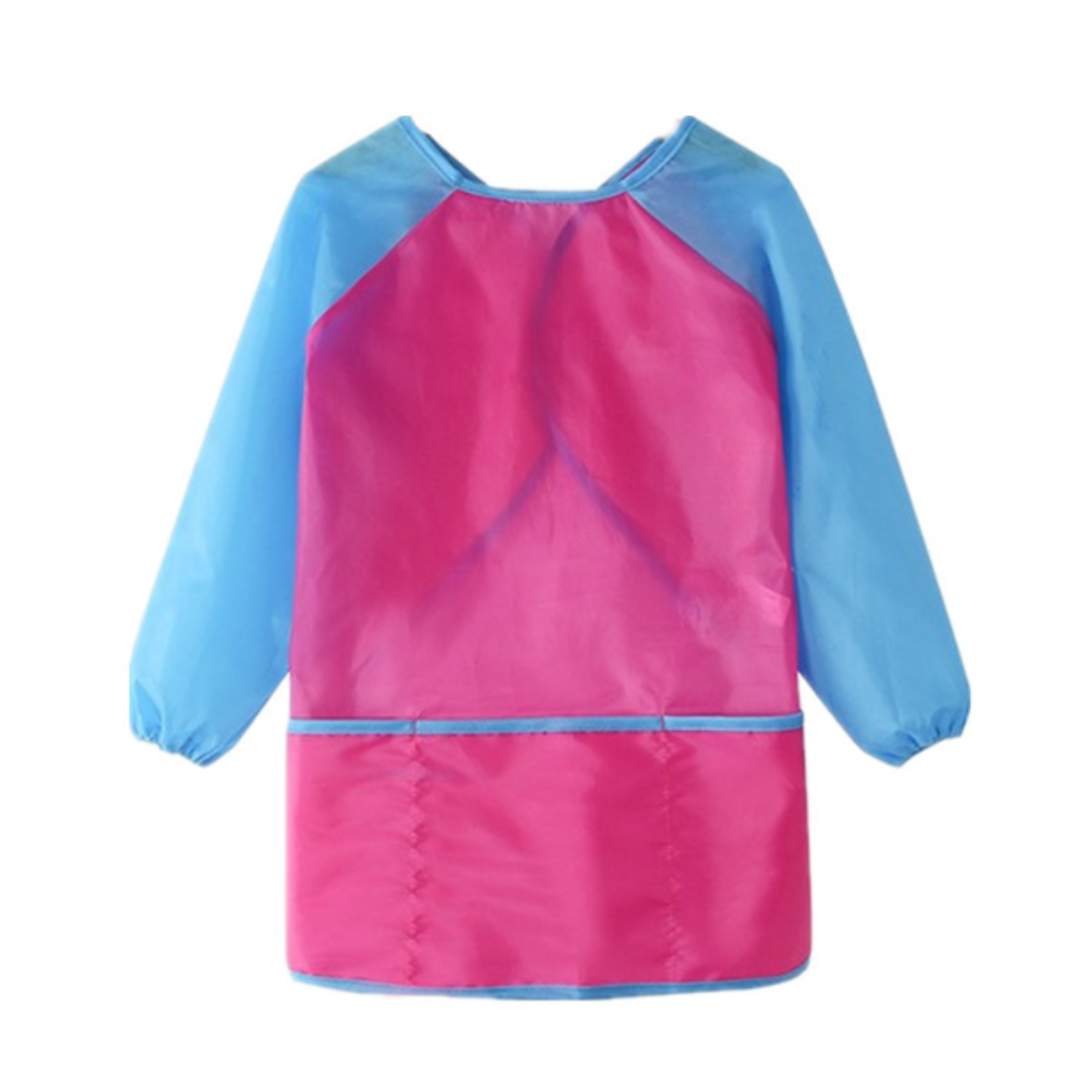 Roze met blauw verfschort voor kinderen vanaf 6 jaar