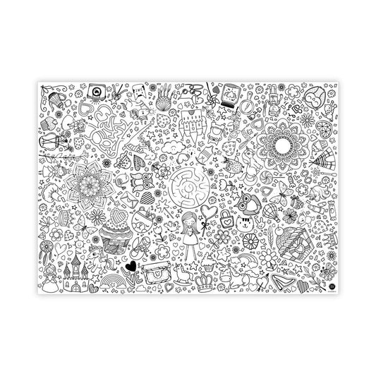 XL kleurkleed unicorn