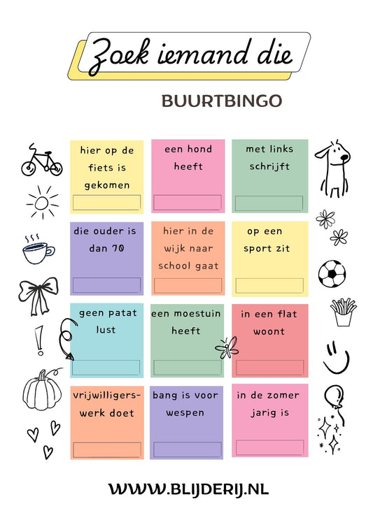 Buurtbingo