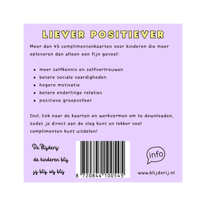 Complimentenkaarten voor kinderen - 48 stuks in doosje -  incl. link naar printables en werkvormen
