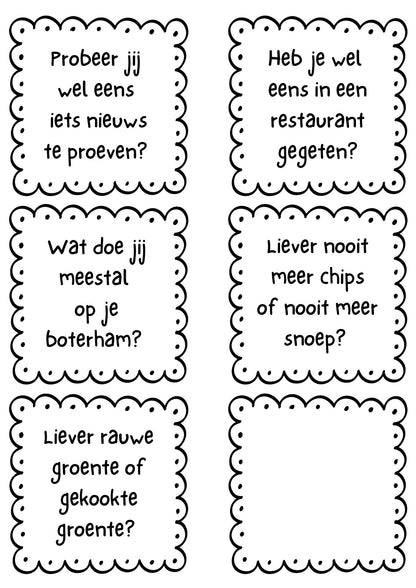 Kletskoekjes thema eten en drinken