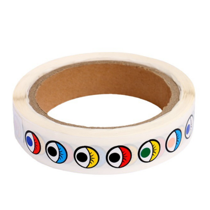 ogenstickers gekleurd