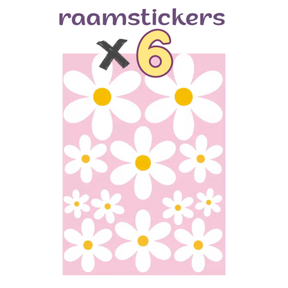Raamstickers bloemetjes