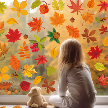 Raamstickers herfst