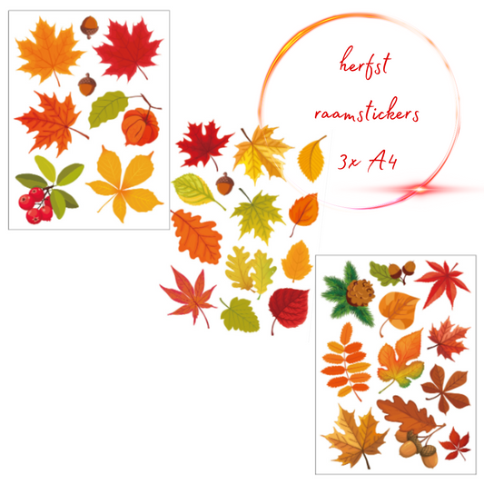 Raamstickers herfst