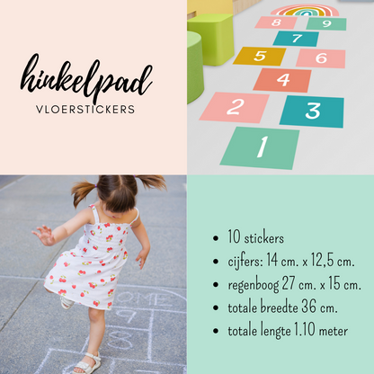 Vloerstickers hinkelpad