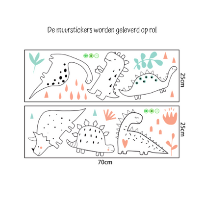 Muurstickers dino