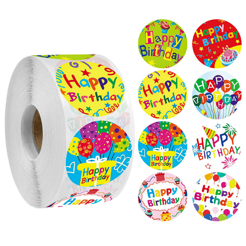 Sticker happy birthday