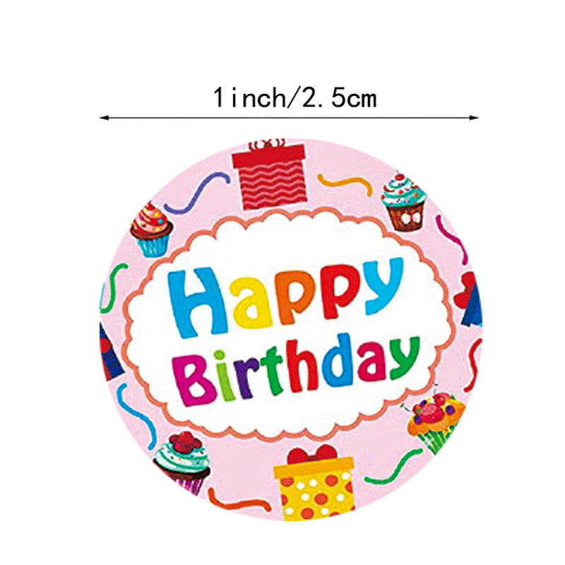 Sticker happy birthday