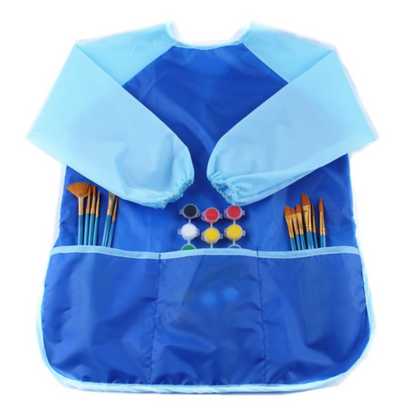 Blauw verfschort voor kinderen vanaf 6 jaar